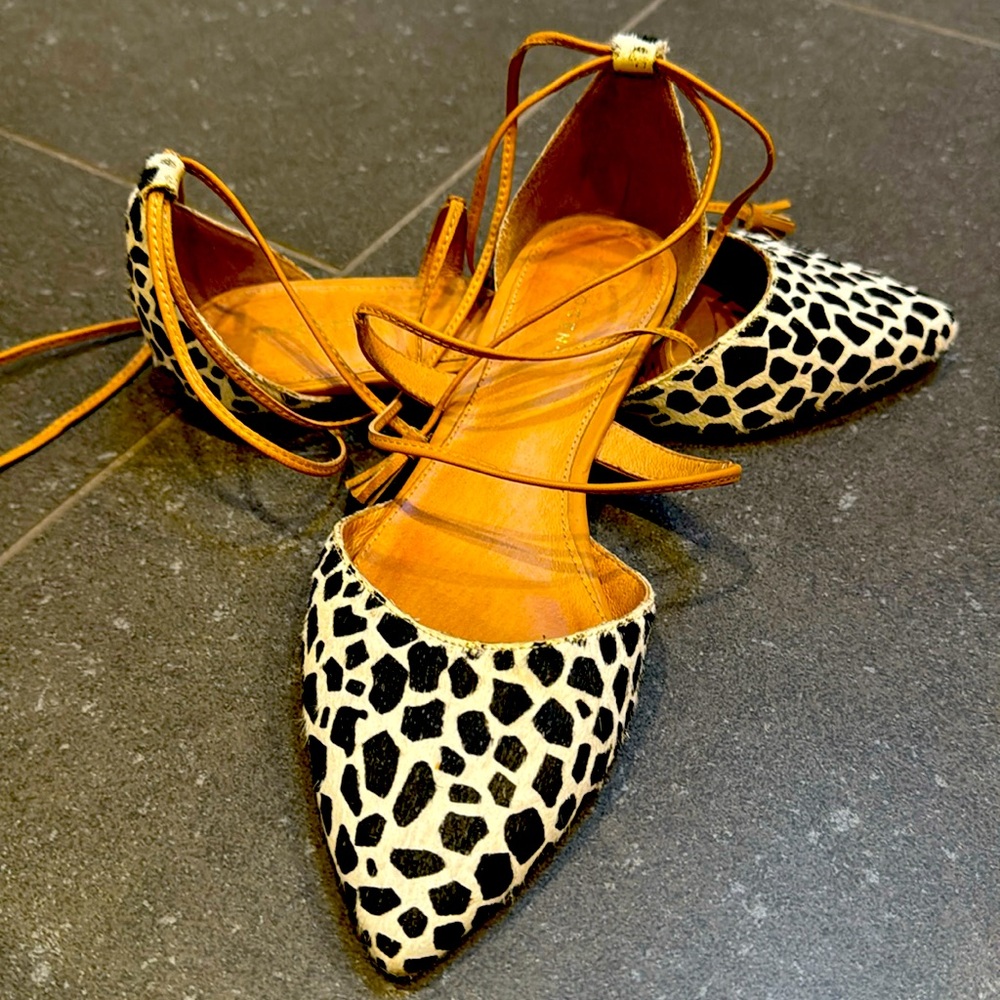 Halogen lace up flats
